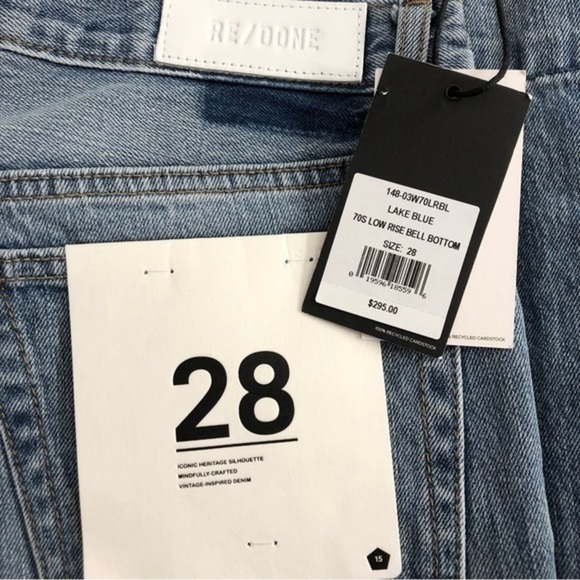 New with Tags Re/Done Flare Jeans - Picture 4 of 6